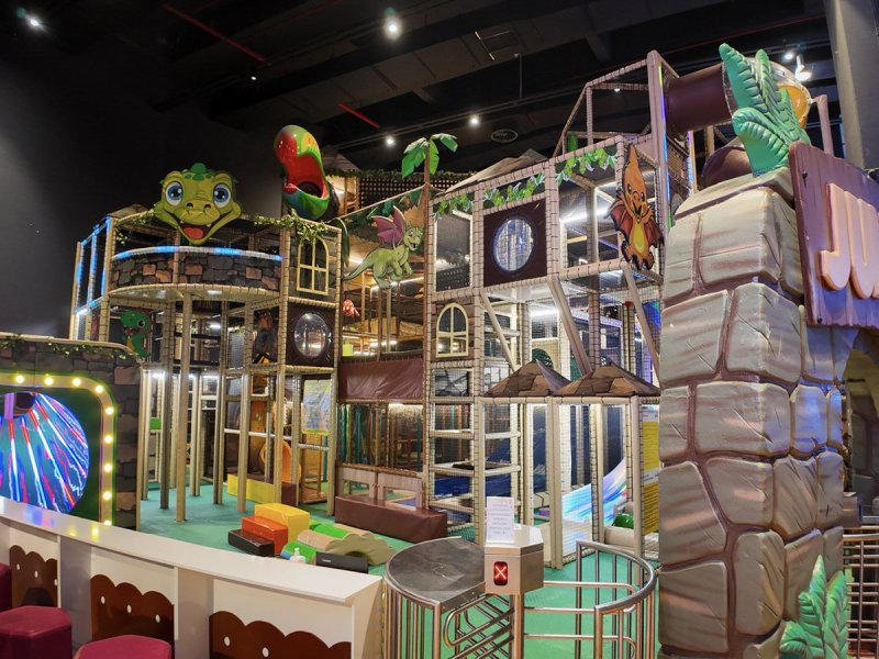 Agorix Project: 4-Level Soft Play and LED-Detailed Indoor Playground